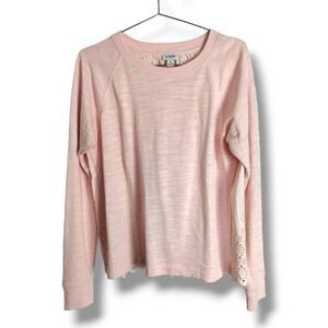 J. Crew Pink Long Sleeve Tee Medium